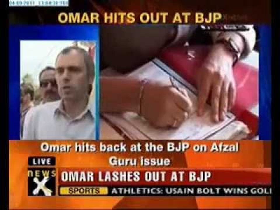 Omar Abdullah slams BJP