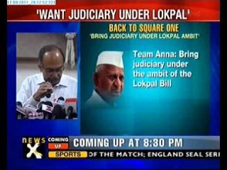 Team Anna demands judiciary to be under Lokpal ambit