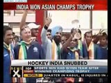 Hockey players refuse to take Champions Trophy cheques