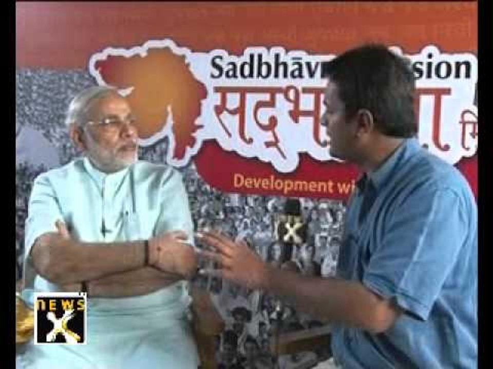 NewsX Exclusive: CM Modi speaks about sadbhavna fast