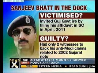 After arrest, top cop Sanjeev Bhatt's house raided