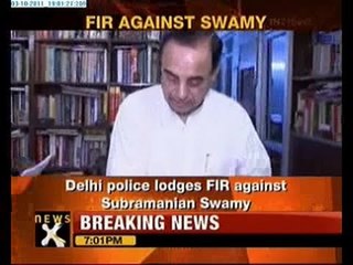 Download Video: Delhi Police files FIR against Subramanian Swamy