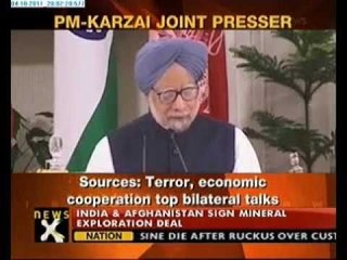 India, Afghanistan sign mineral exploration deal