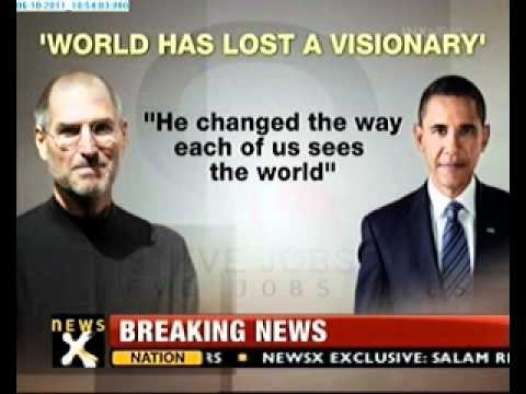 Steve Jobs' Death: Obama says 'world has lost a visionary'