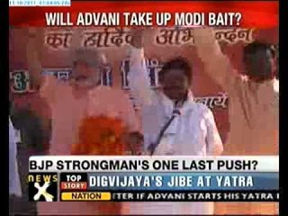 Modi backs Advani's jan chetna yatra