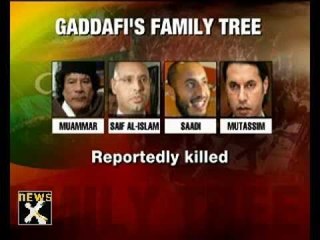 Descargar video: Libyan leader Muammar Gaddafi's family