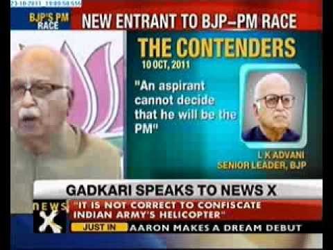 Nitin Gadkari enters BJP's PM race