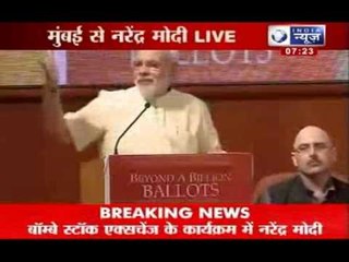 Narendra Modi's speech in Mumbai during book launch
