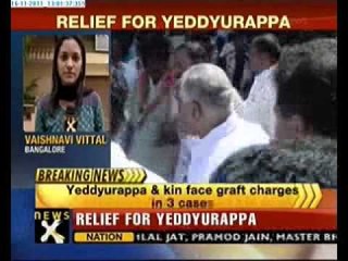 Yeddy, family granted bail on 2 graft cases