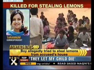 Boy brutally killed for stealing lemon in Mirzapur