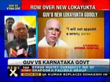 Karnataka Governor confronts CM over Lokayukta