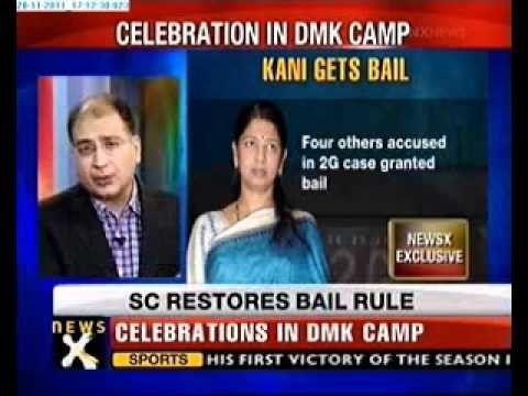 2G scam: Kani gets bail, barred from leaving India