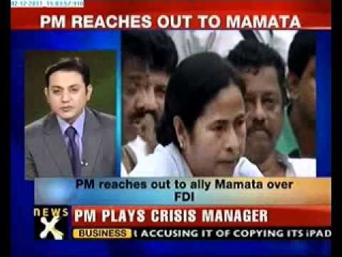 PM seeks Mamata's support over FDI