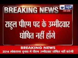 India News: Rahul Gandhi will not be declared as PM candidate