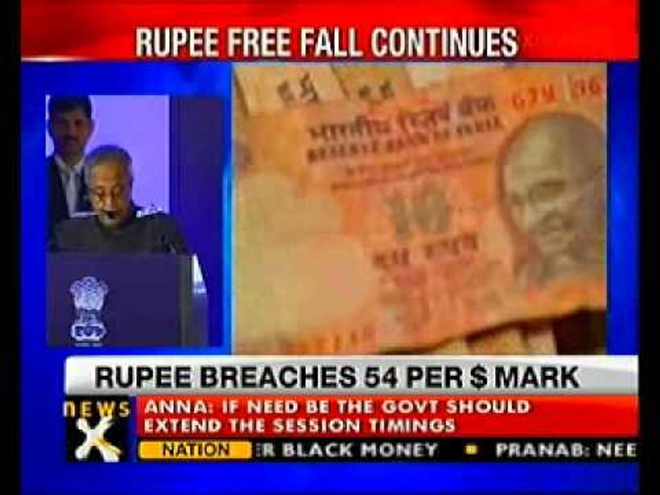 Rupee falls to new low against dollar