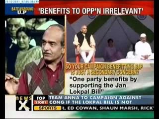 Team Anna to target Congress in assembly polls