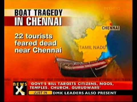 22 killed as boat capsizes in lake near Chennai