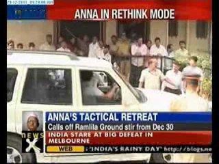 Anna Hazare leaves for Ralegan Siddhi