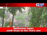 India News: Heavy rains lash Delhi accompanied by waterlogged streets