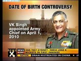 Army chief VK Singh in the dock over age issue