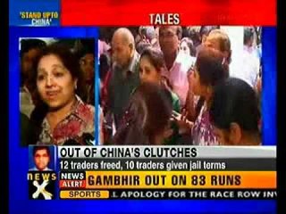 Held in China for 2  years, 12 diamond traders back in India