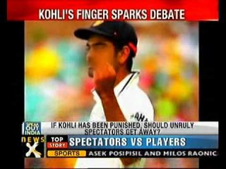Speak out India: Virat Kohli's finger sparks debate