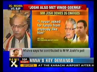 2G Scam: BJP in a fix over Mishra's allegation- NewsX