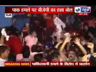 India vs Pakistan army: BJP protesters stopped en route to Defence Minister's home