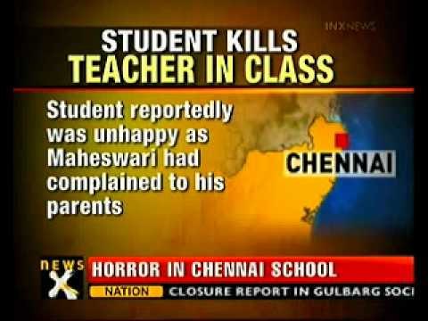 Student stabs teacher to death in Chennai- NewsX
