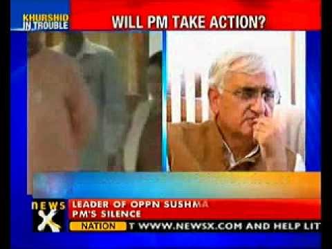 Quota row: BJP demands Khurshid's resignation-NewsX