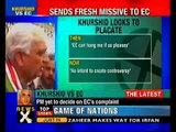 EC row: Law min Khurshid writes to CEC-NewsX