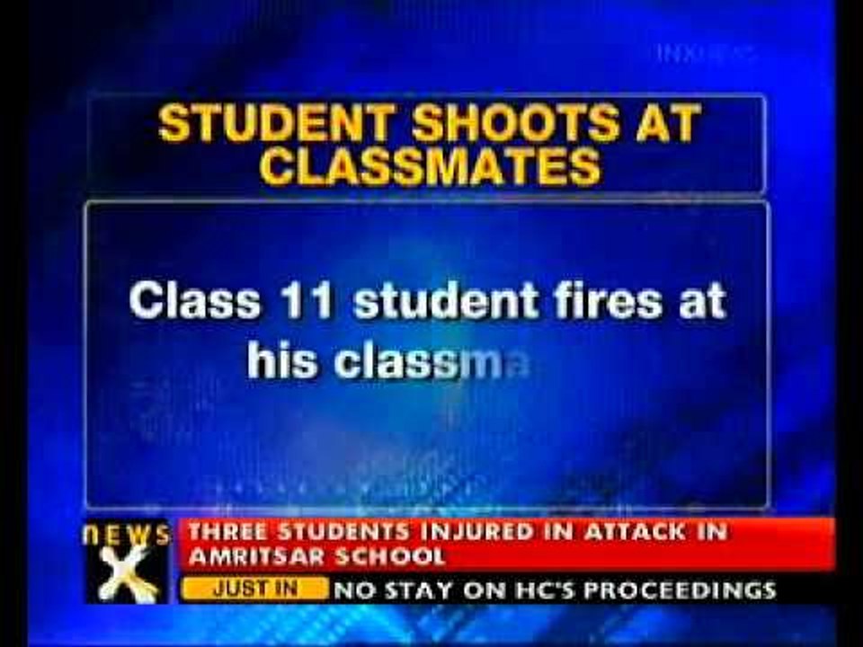 Student fires at classmates in Amritsar; 3 injured- NewsX