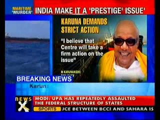 Karunanidhi demands firm action in Maritime murder case - NewsX