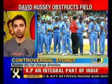 Tri Series: David Hussey sparks run out controversy- NewsX