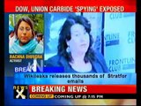 Dow hired Stratfor to spy on Bhopal activists: Wikileaks emails- NewsX