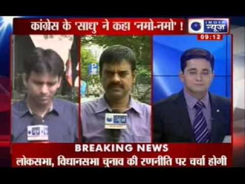 India News : Lalu's brother-in-law Congress leader Sadhu Yadav meets Narendra Modi