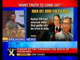 Want truth to come out in fishermen killings: Italy-NewsX
