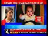 Norway kids row: Grandparents meets Krishna-NewsX