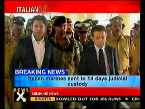 Fishermen killing row: Italian marines in judicial custody- NewsX