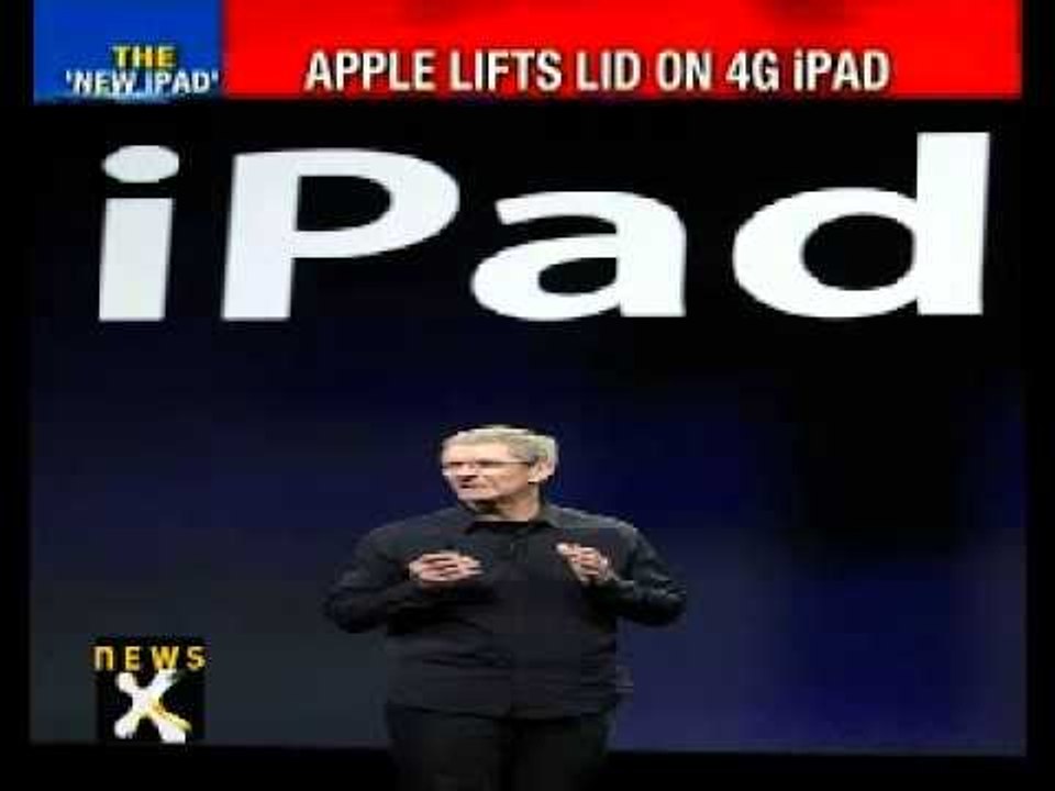 Apple CEO Tim Cook unveils 4G equipped iPad-Newsx