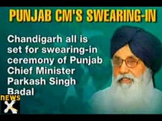 CM Prakash Singh Badal swearing in ceremony today