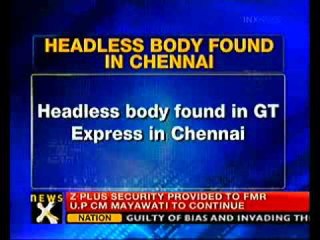 Headless body found in Chennai- NewsX