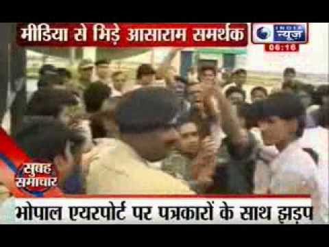 Asaram Bapu supporters want FIR quashed, attack media person