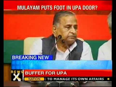 Will support UPA from outside: Mulayam-NewsX