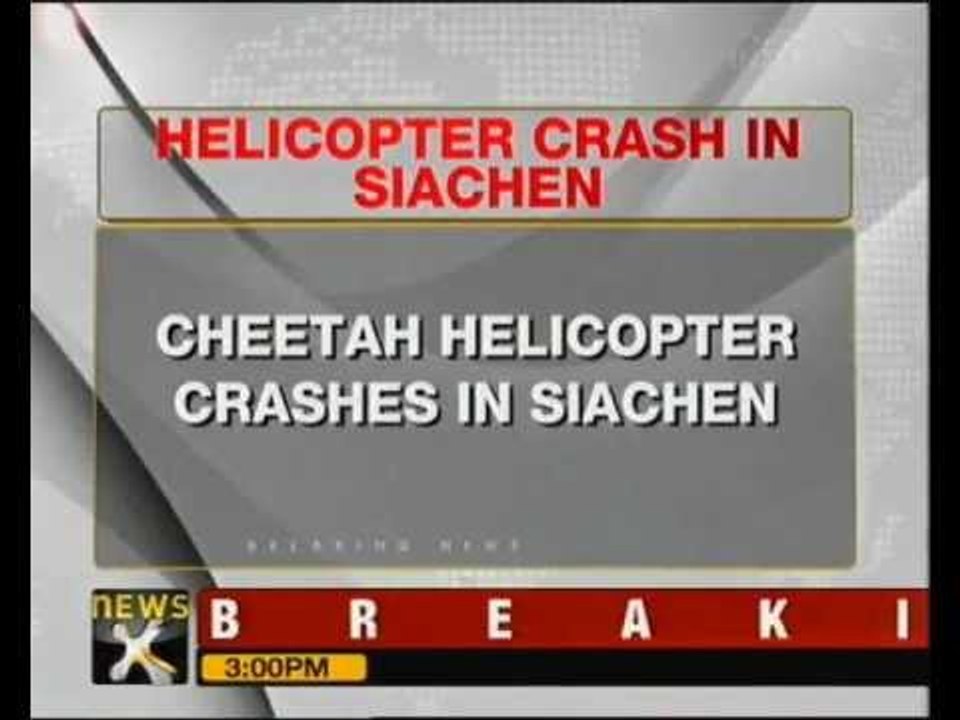 Army helicopter crashes in Siachen, pilot dead - NewsX