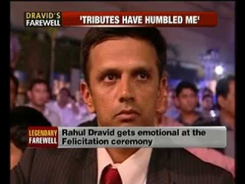 Rahul Dravid retirement felicitation by BCCI @ NewsX