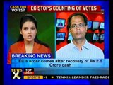 EC stops counting for Rajya Sabha polls in Jharkhand-NewsX