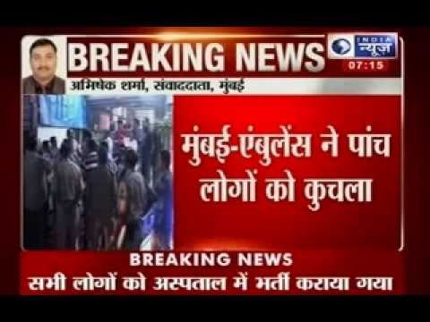 India News: Mumbai accident - Ambulance crushes 5 people in Mumbai Malad