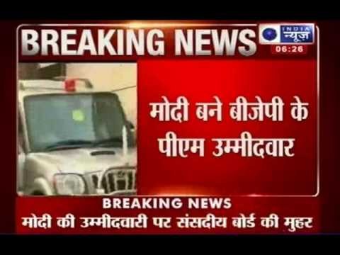 India News: BJP parliamentary Board decided Narendra Modi as PM candidate for 2014 polls