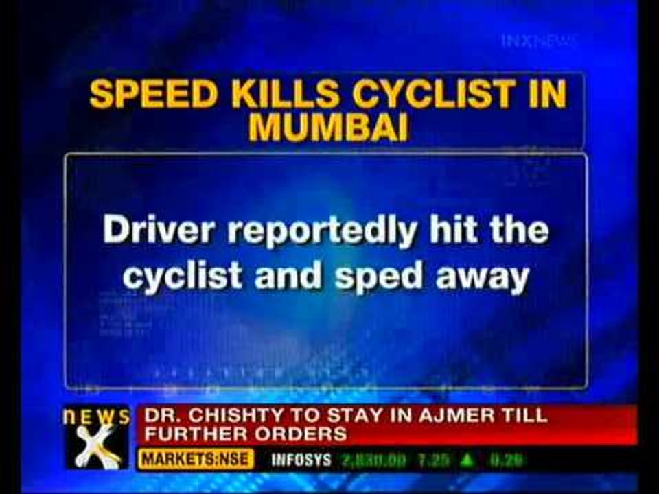 Mumbai Cyclist killed by drunk driver